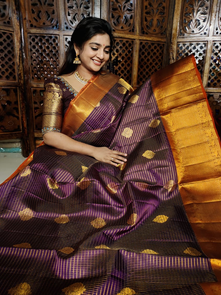 100% silk mark certified vintage kanchi pattu collection