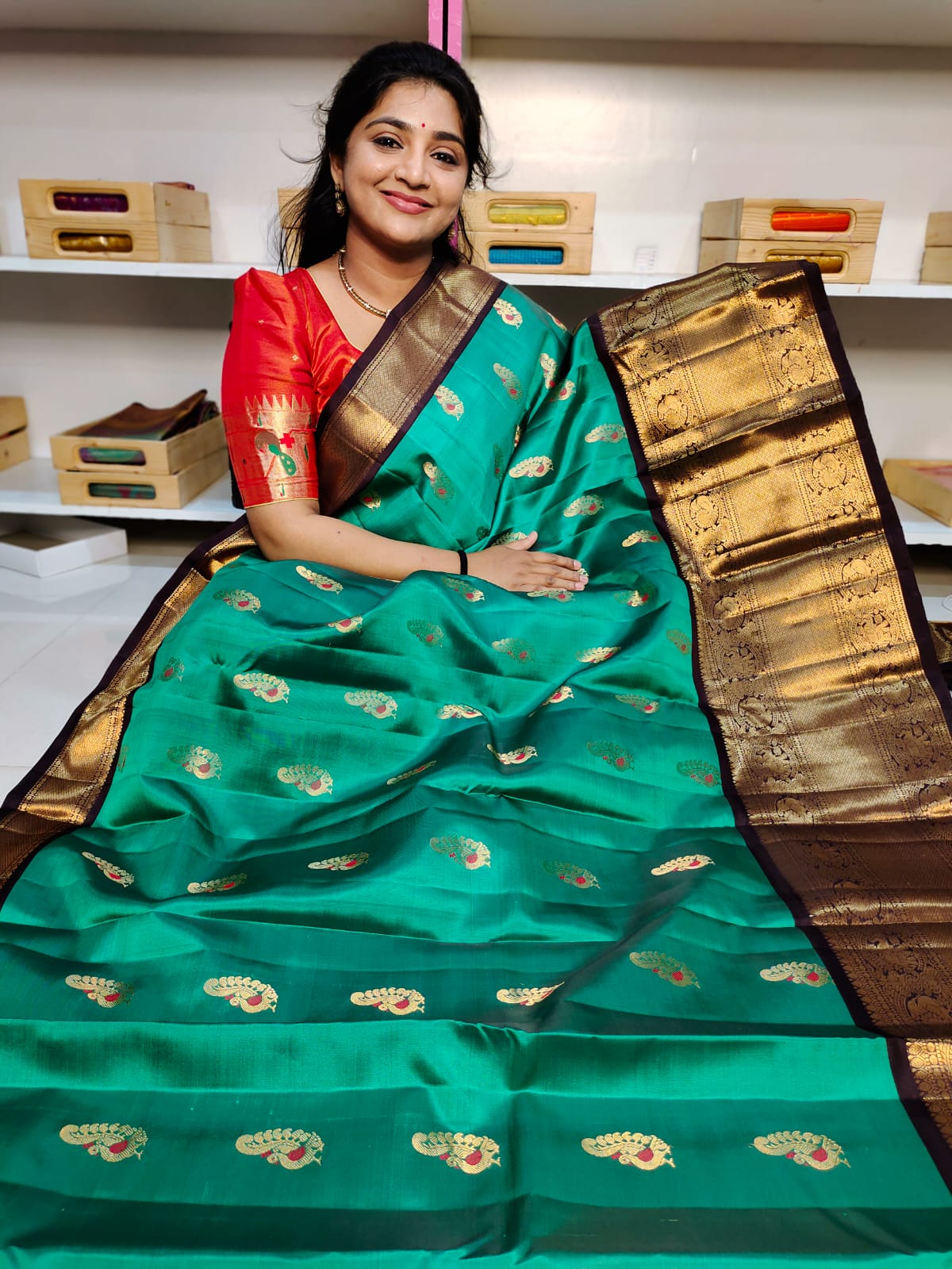 Pure handloom silk mark vintage kanchi pattu sarees