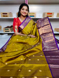 Pure handloom silk mark vintage kanchi pattu sarees