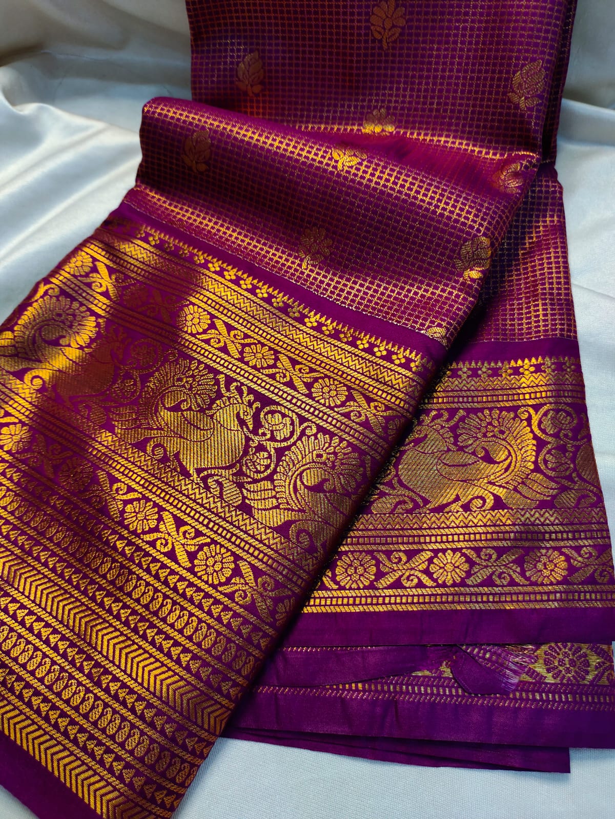 Vintage gadwal sarees