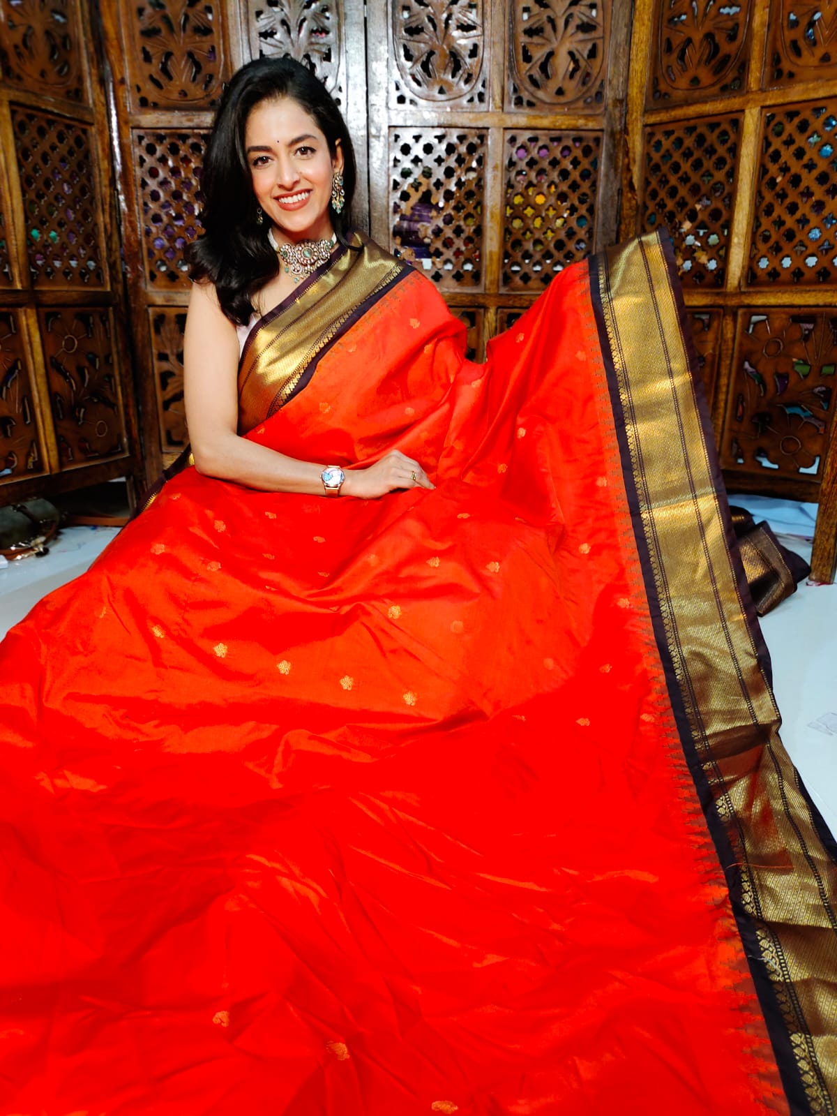 50% offer banarasi silk saree