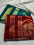 1+1 banarasi saree