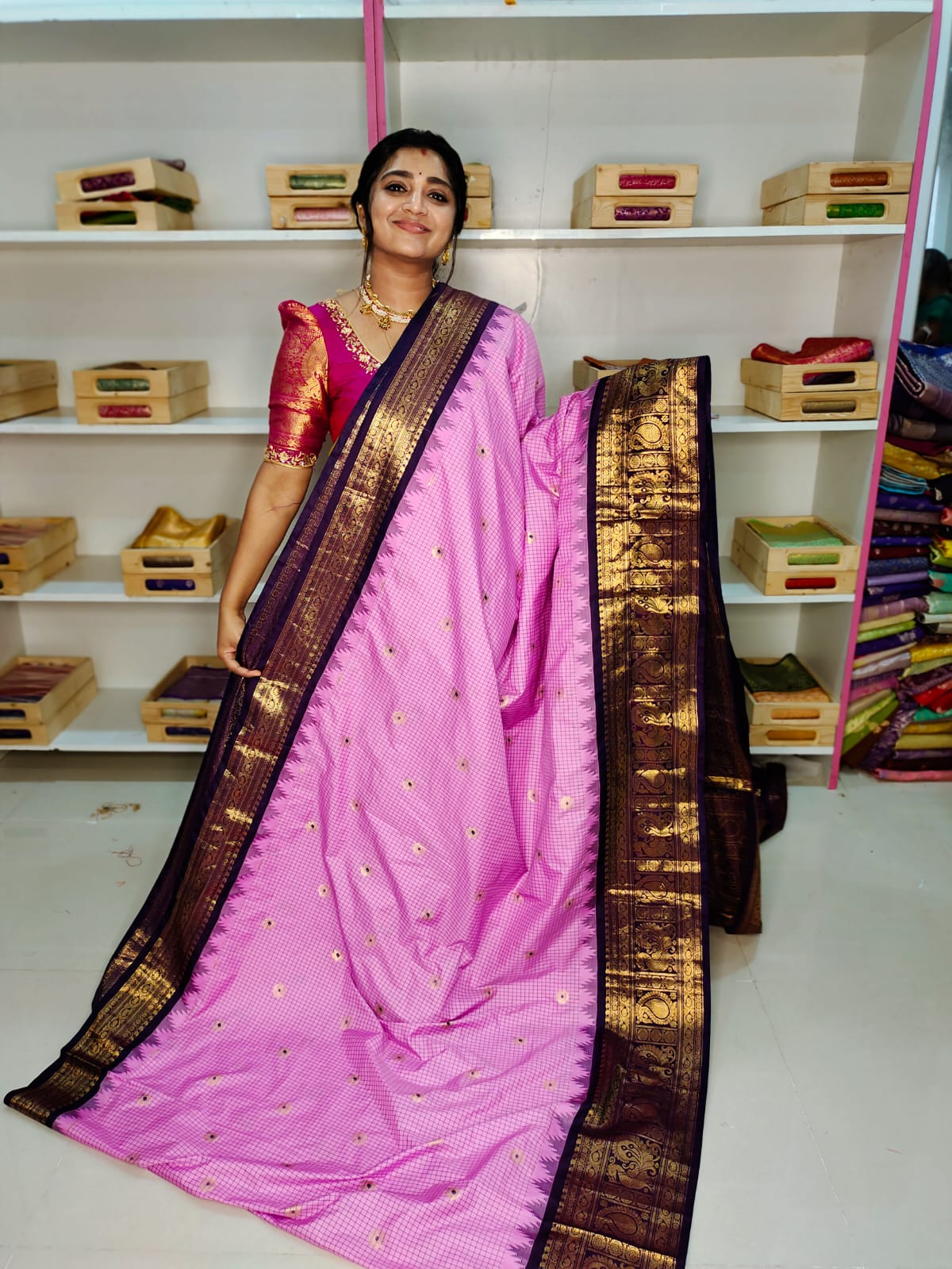 Ashadam sale gadwal silk saree