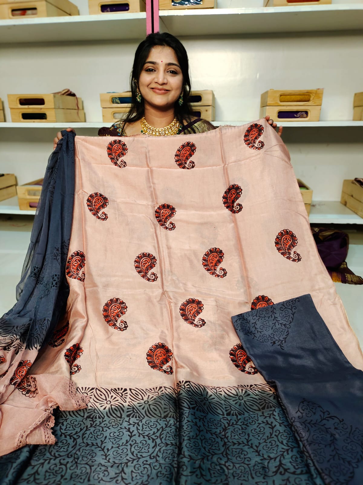 Georgette dress material