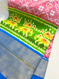 50% Offer Ikkat Pattu Saree