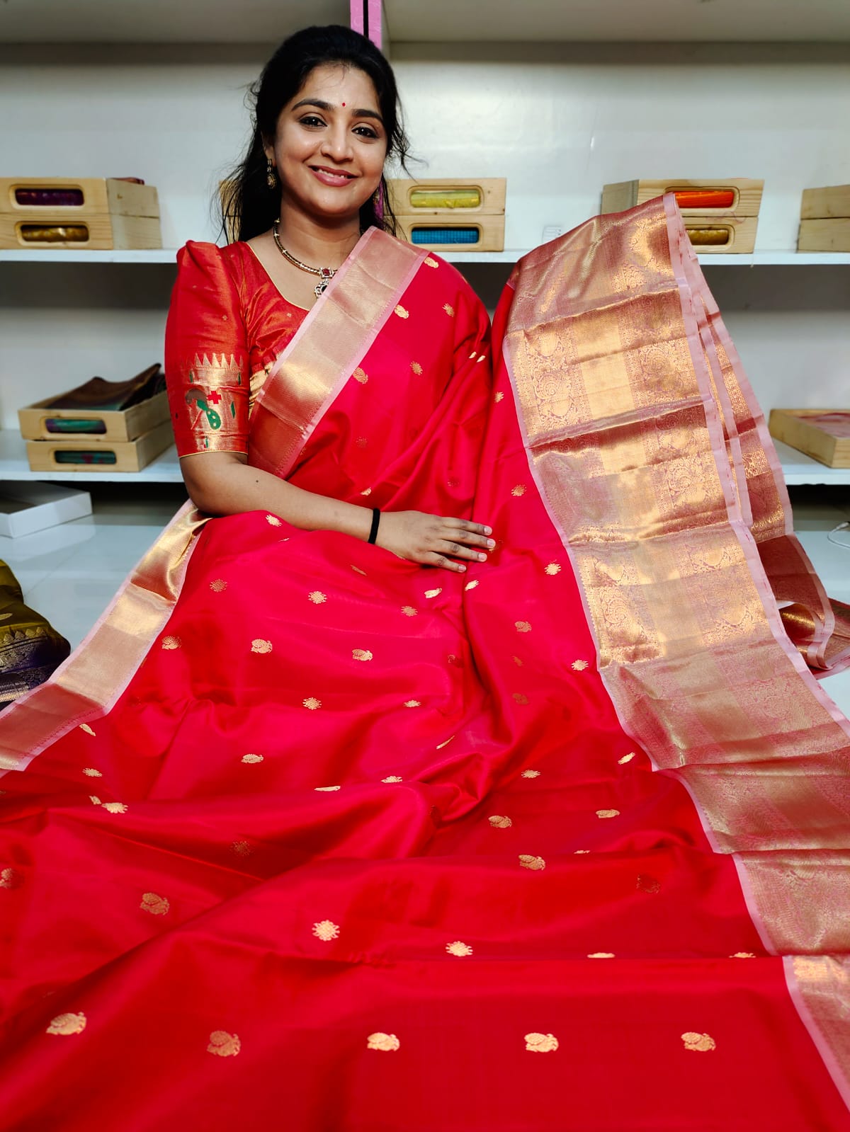 Pure handloom silk mark vintage kanchi pattu sarees