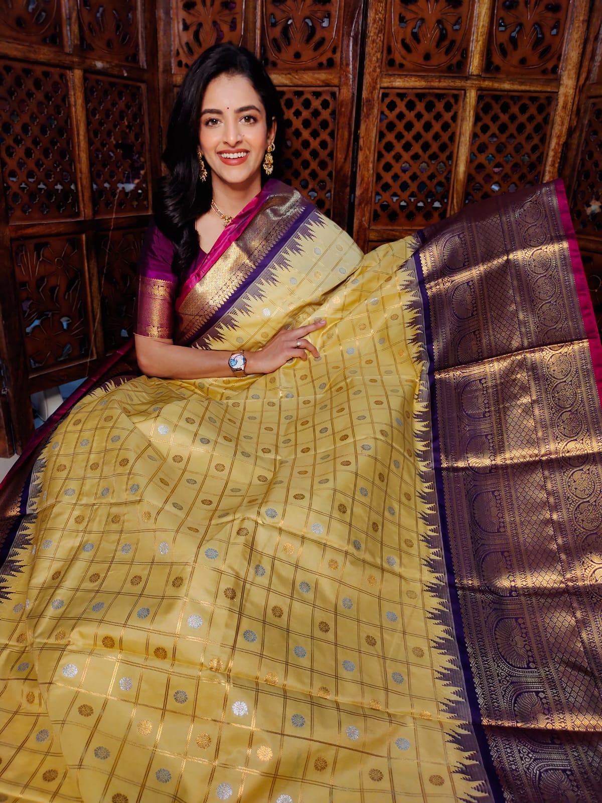 60% offer gadwal silk sarees