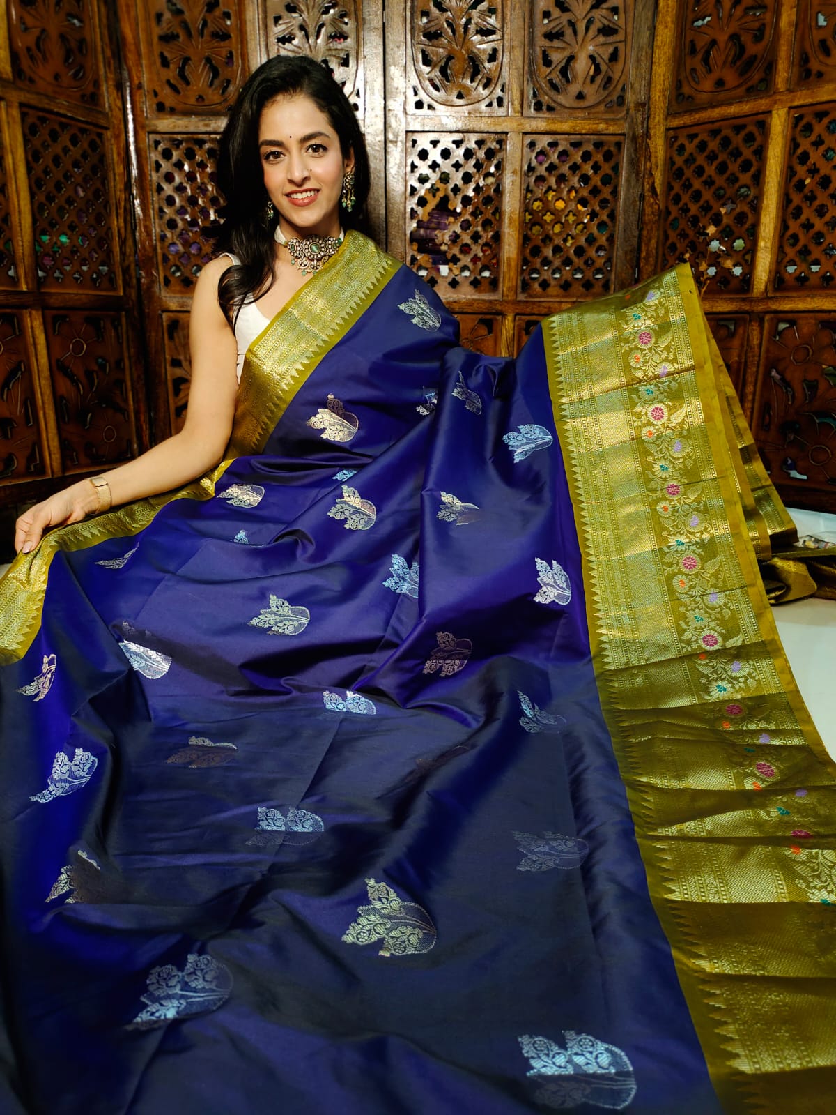 50% offer banarasi silk saree