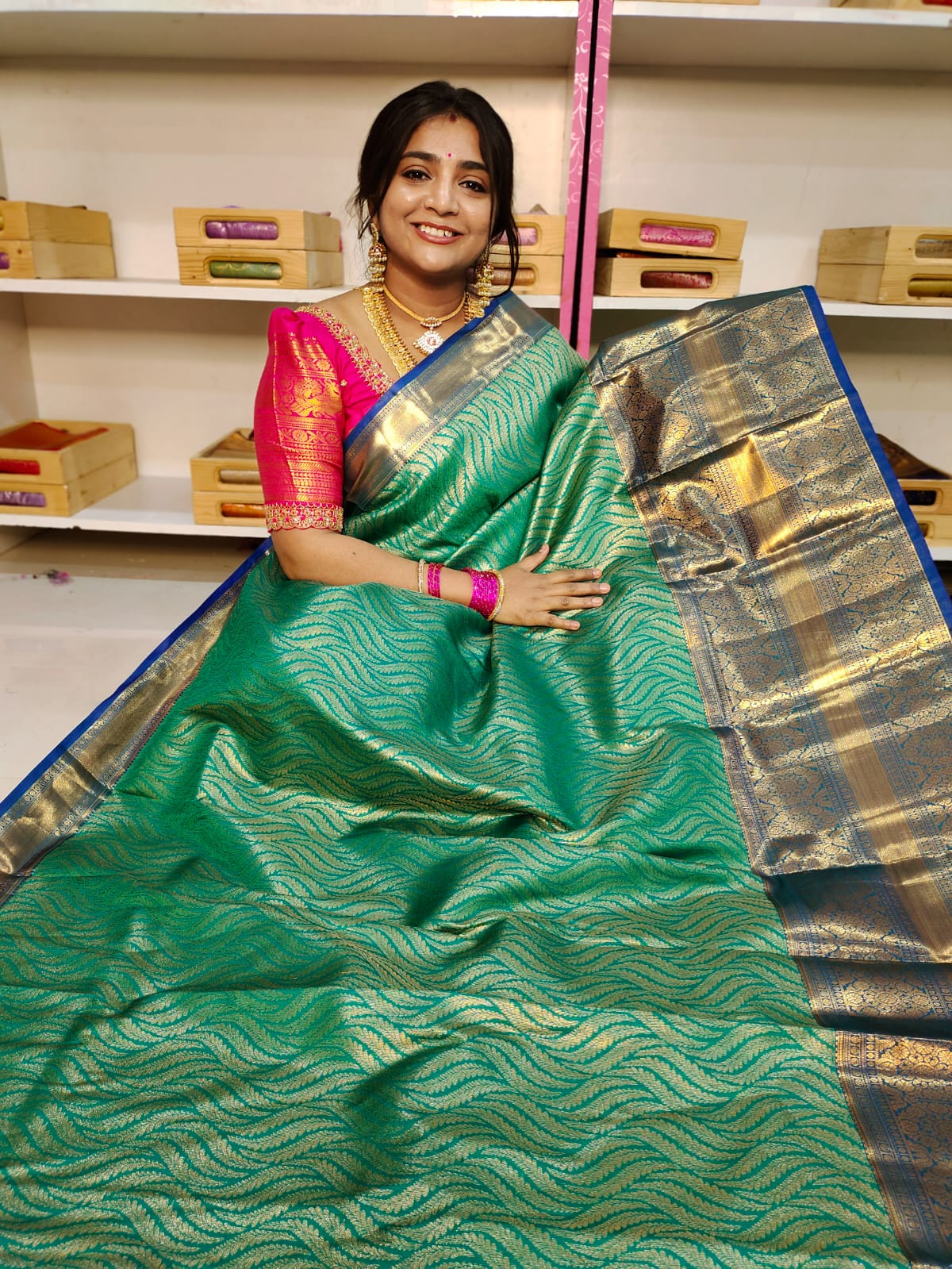 90% offer Kanchi pattu collection