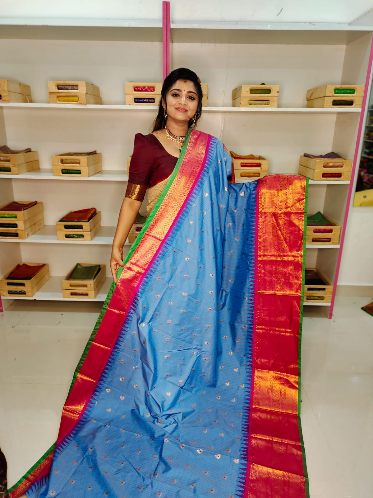 50% offer gadwal silk sarees