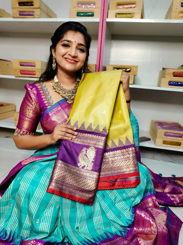 Vitange gadwal silk