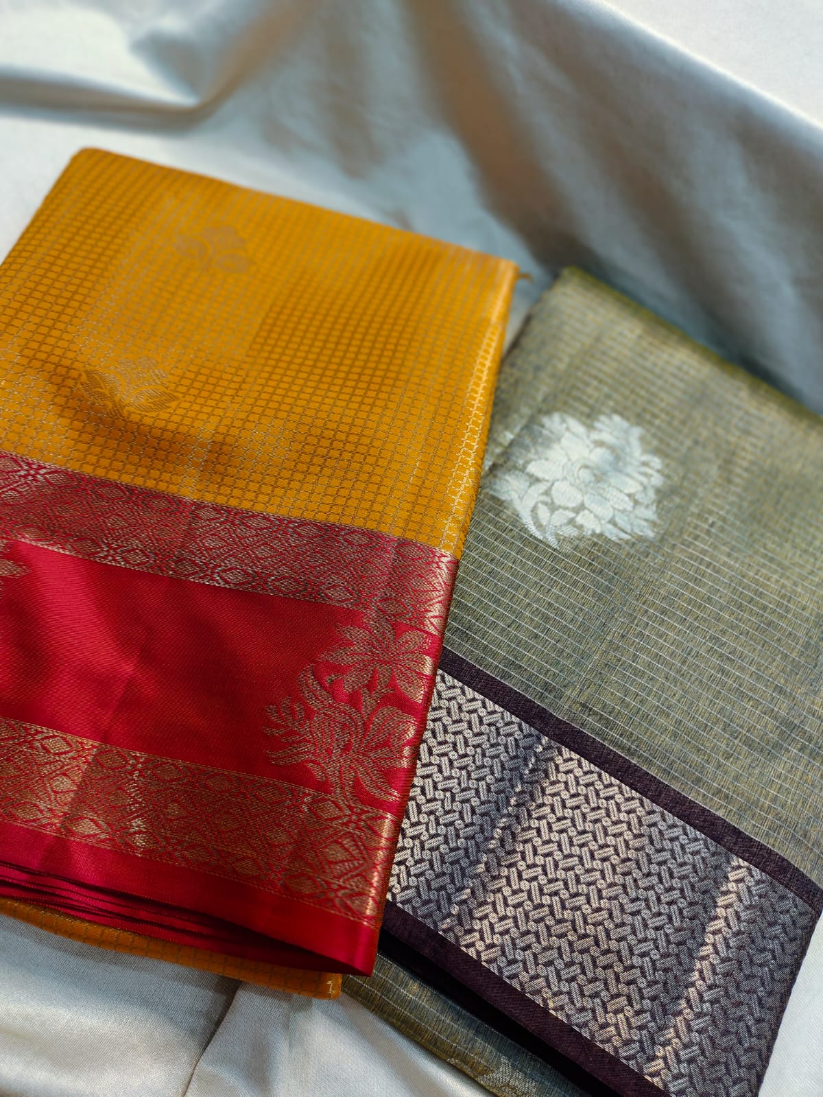 1+1 fancy saree