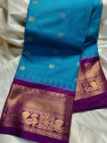 Ashadam gadwal silk saree