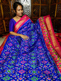 50% offer ikkat pattu sarees 
Silk mark certified