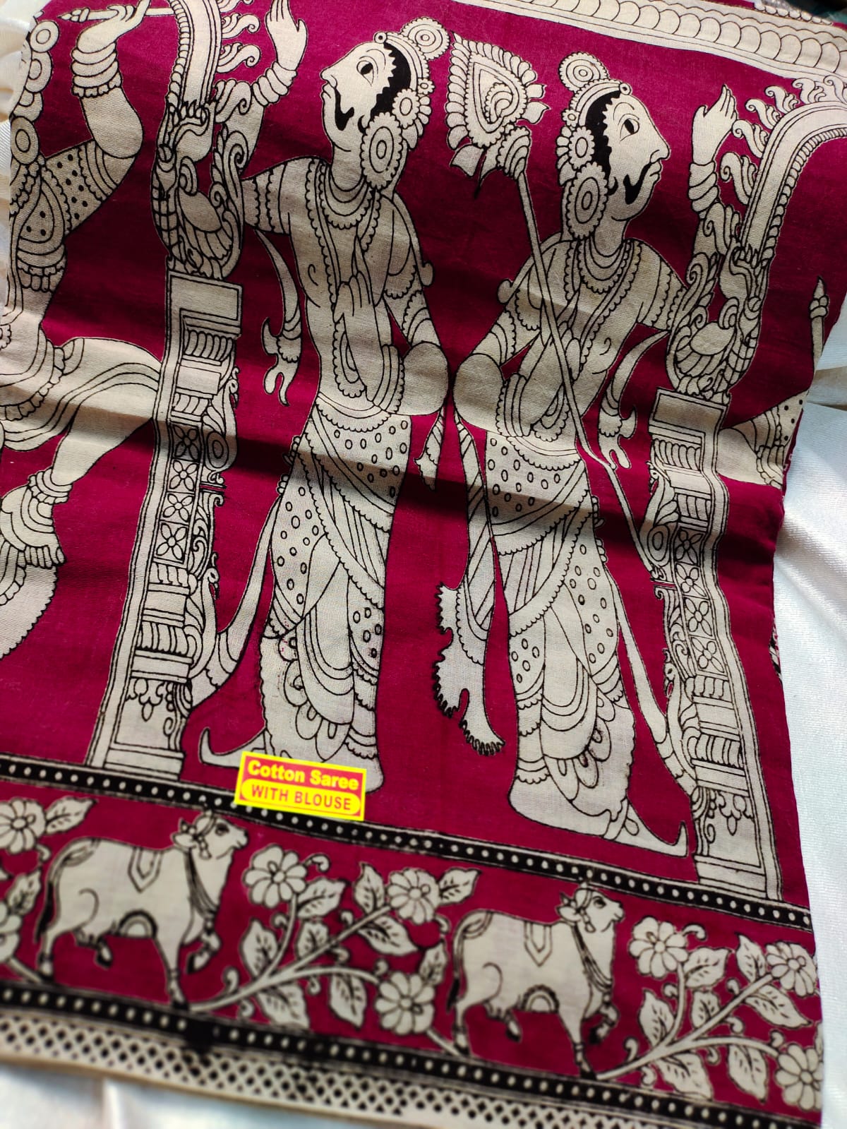 Kalamkari cotton sarees