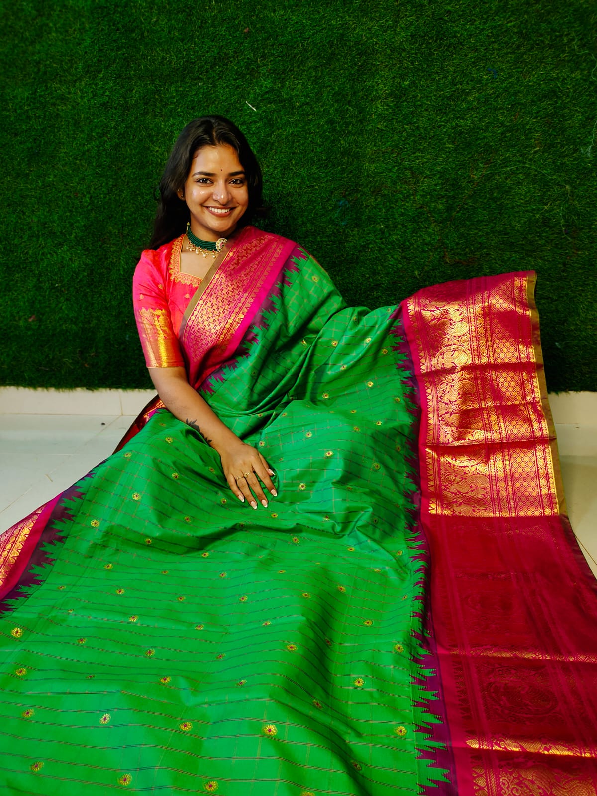 Vitange gadwal silk saree