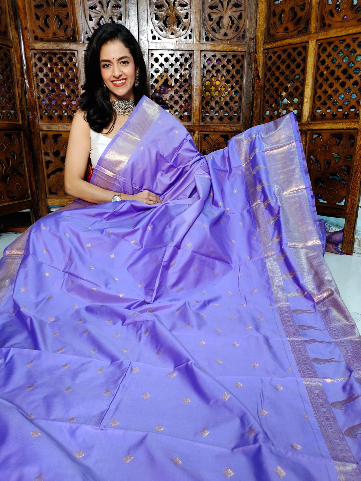 50% offer banarasi silk saree