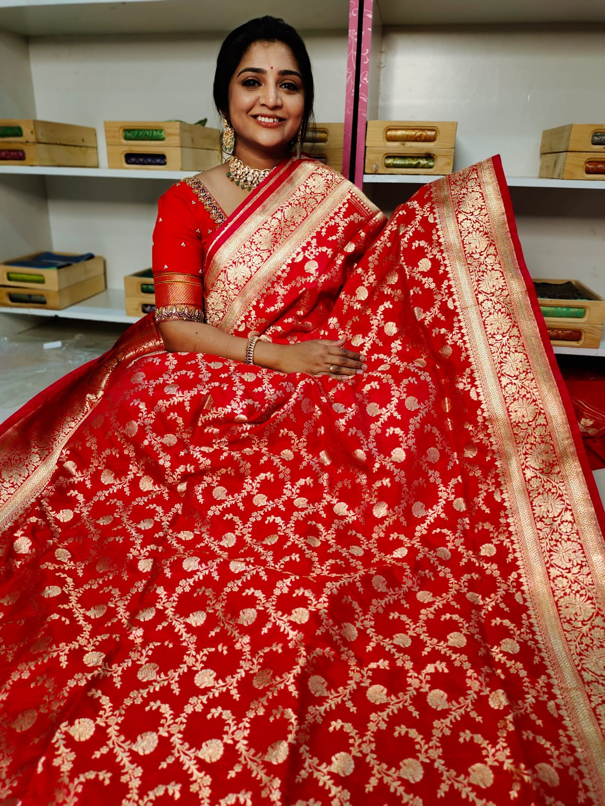 80% Katan banarasi sarees