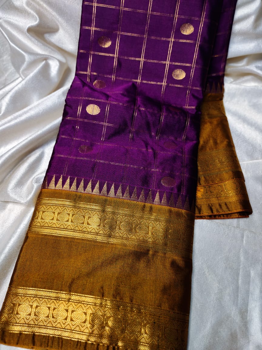 Vitange gadwal silk