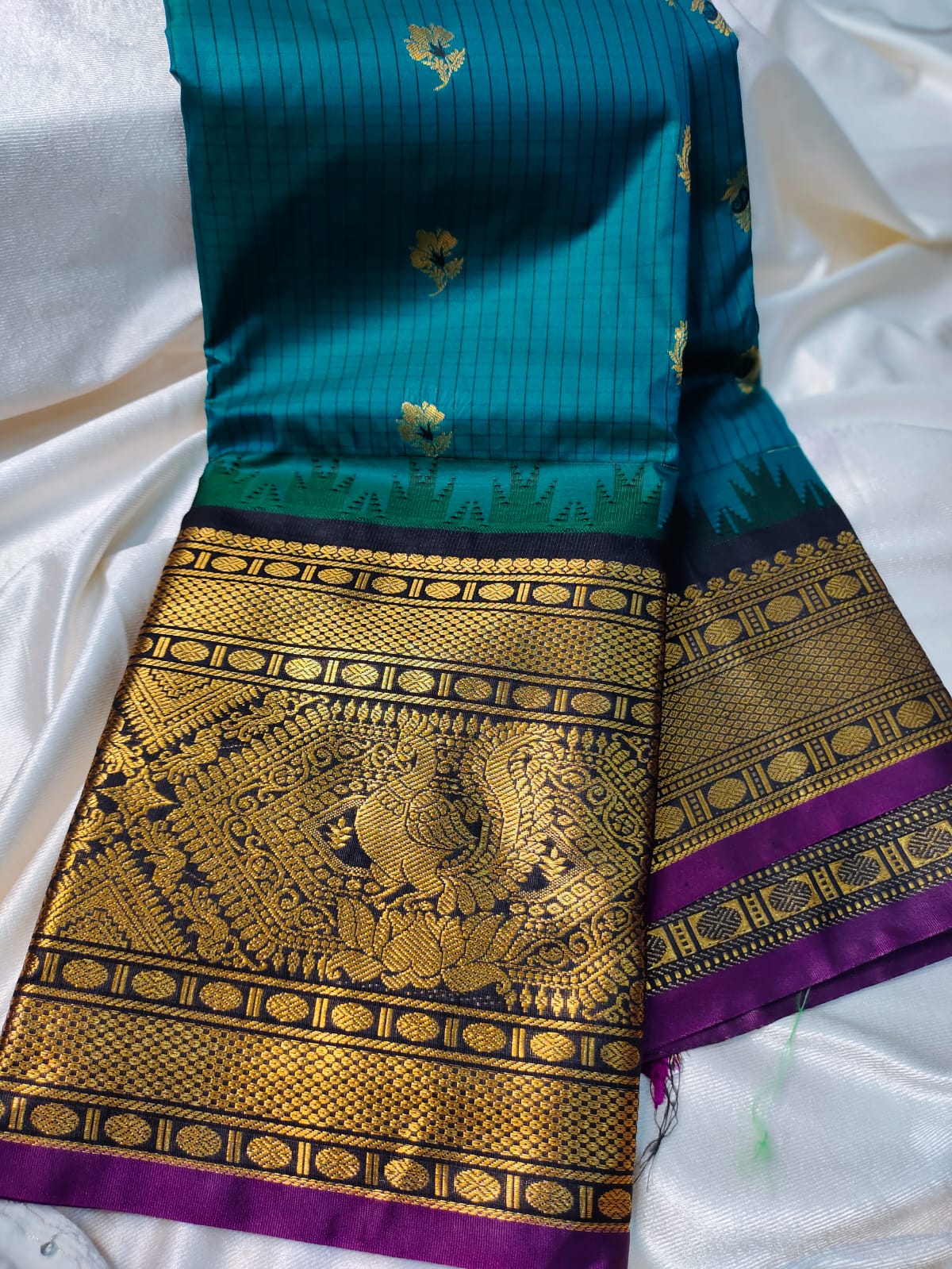 Vintage gadwal silks