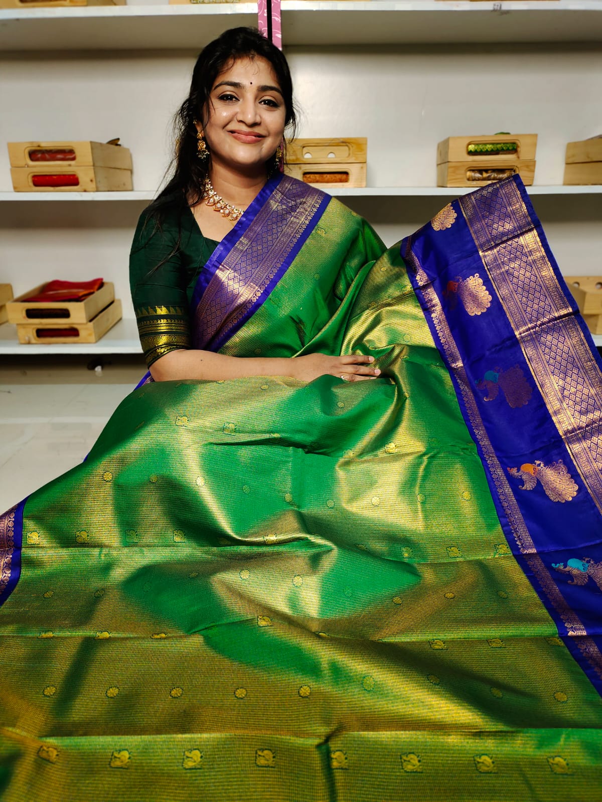60% offer gadwal silk sarees
