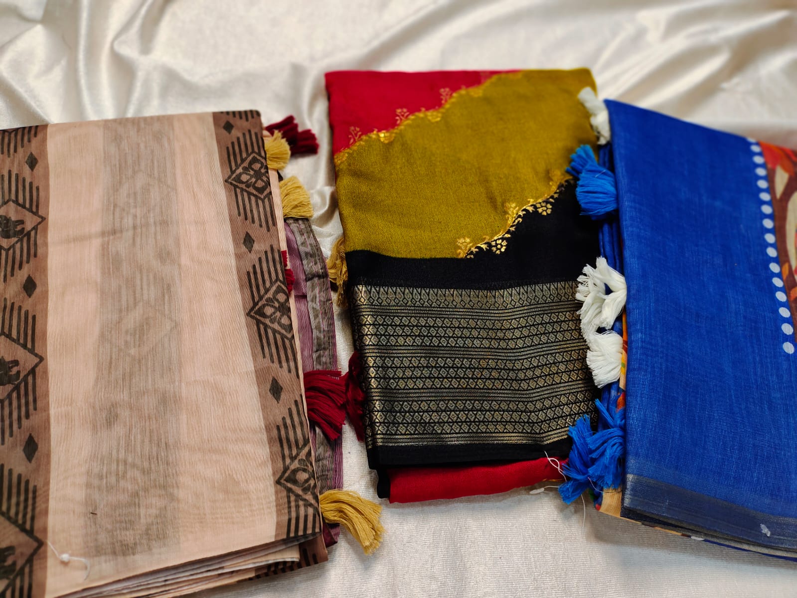 1+2 dola silk saree