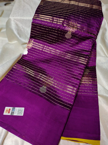 100% silk mark certified green Mango silk saree