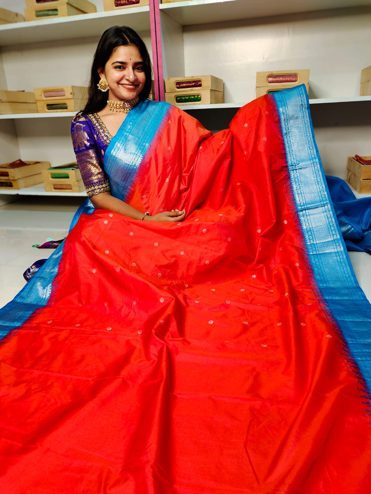 50% offer gadwal silk saree