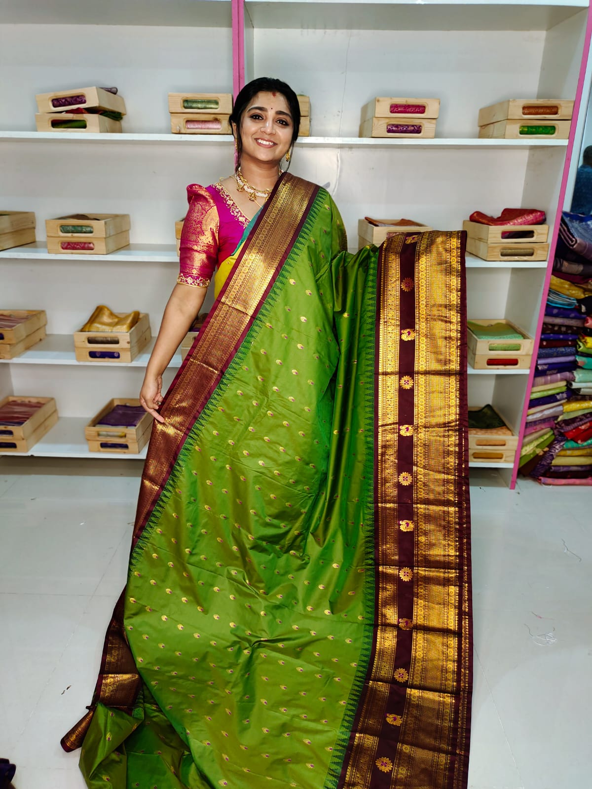 Ashadam sale gadwal silk saree