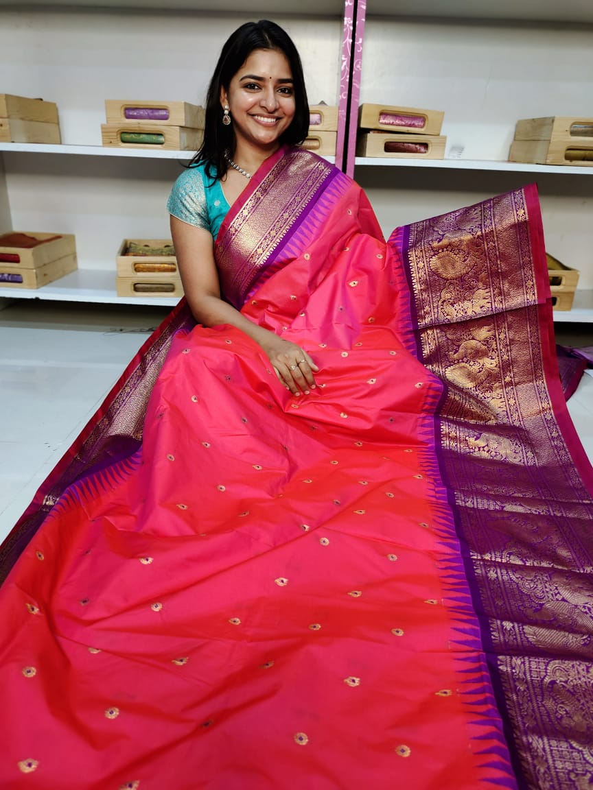 65% offer gadwal silk saree
