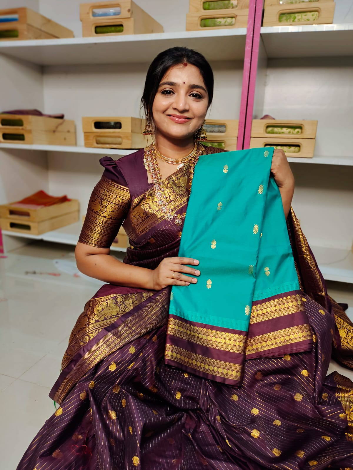 50% గద్వాల్ సిల్క్ చీర ఆఫర్