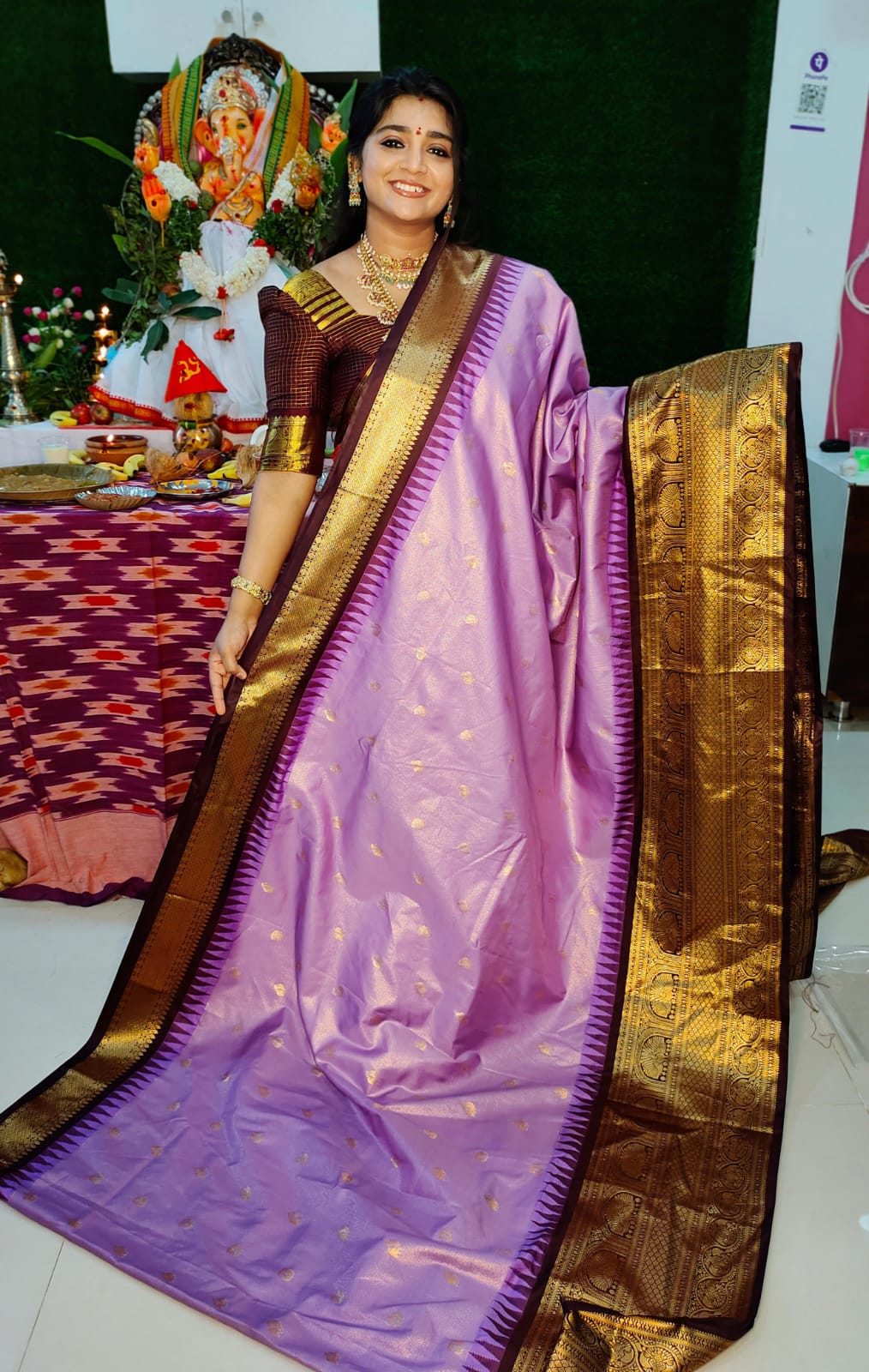 Vitange gadwal silk saree