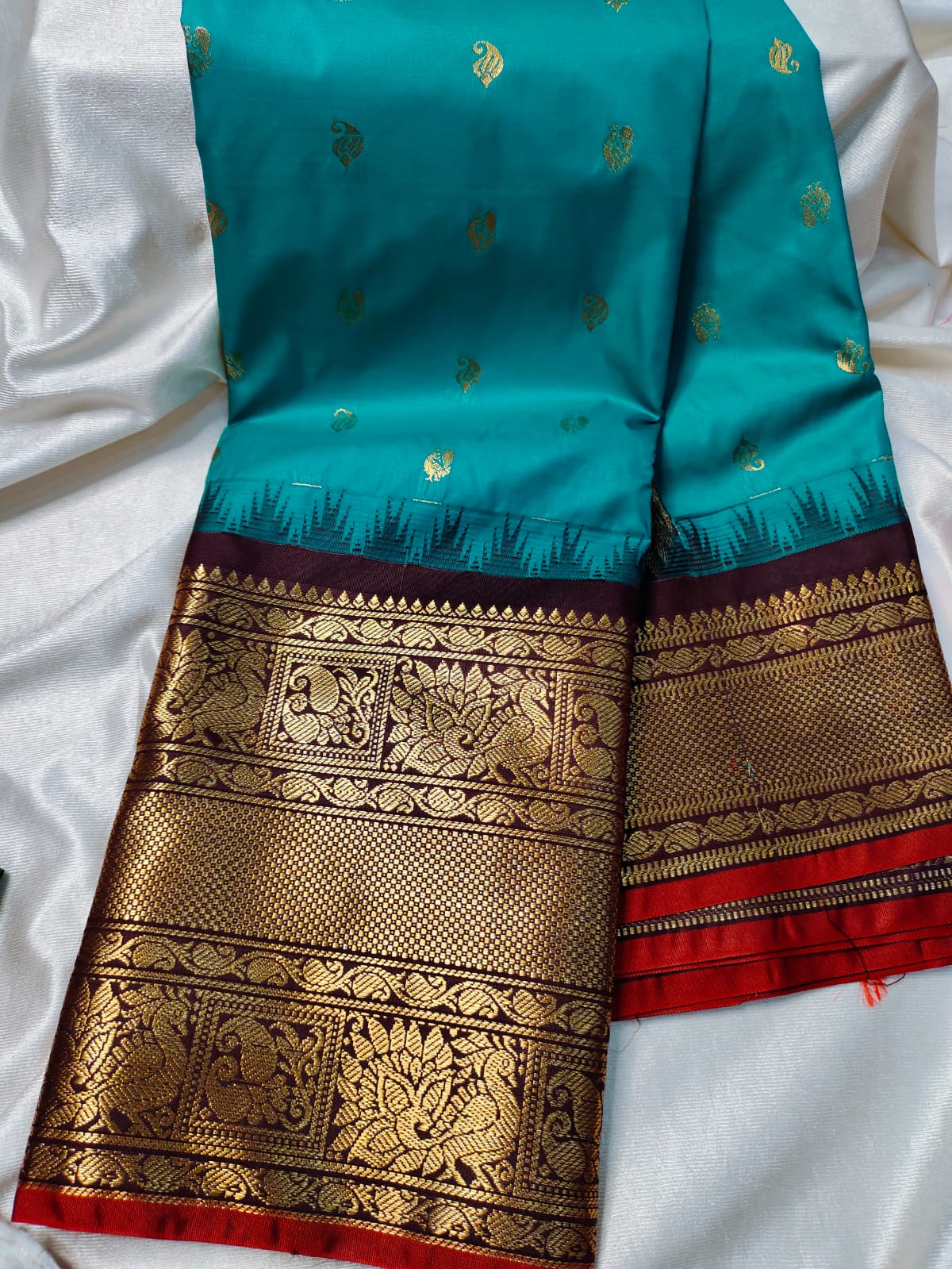 Vintage gadwal silks