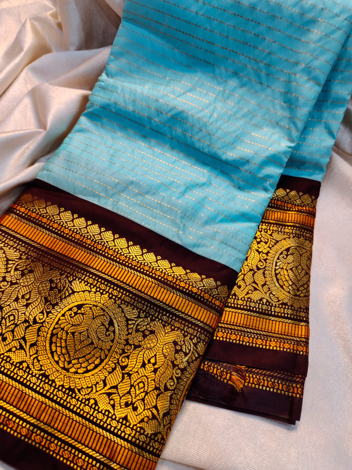 Vintage gadwal silk