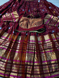 Vintage gadwal lehangas