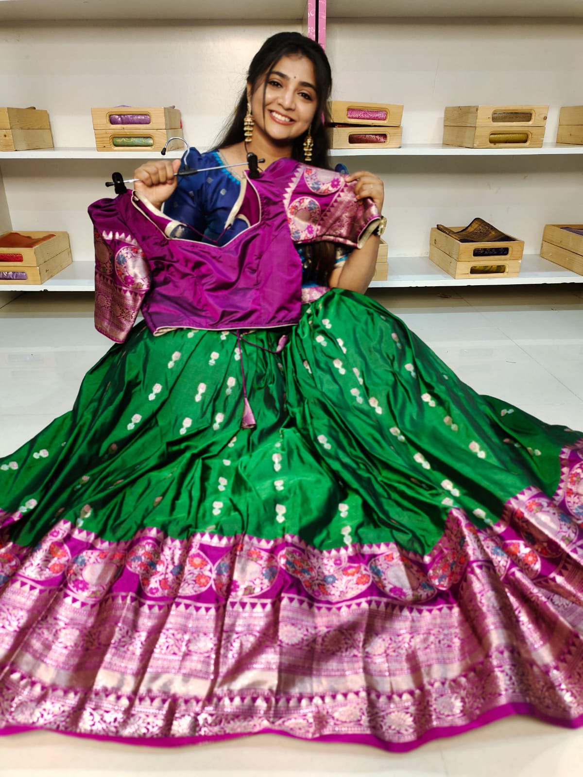 Banarasi lehangas