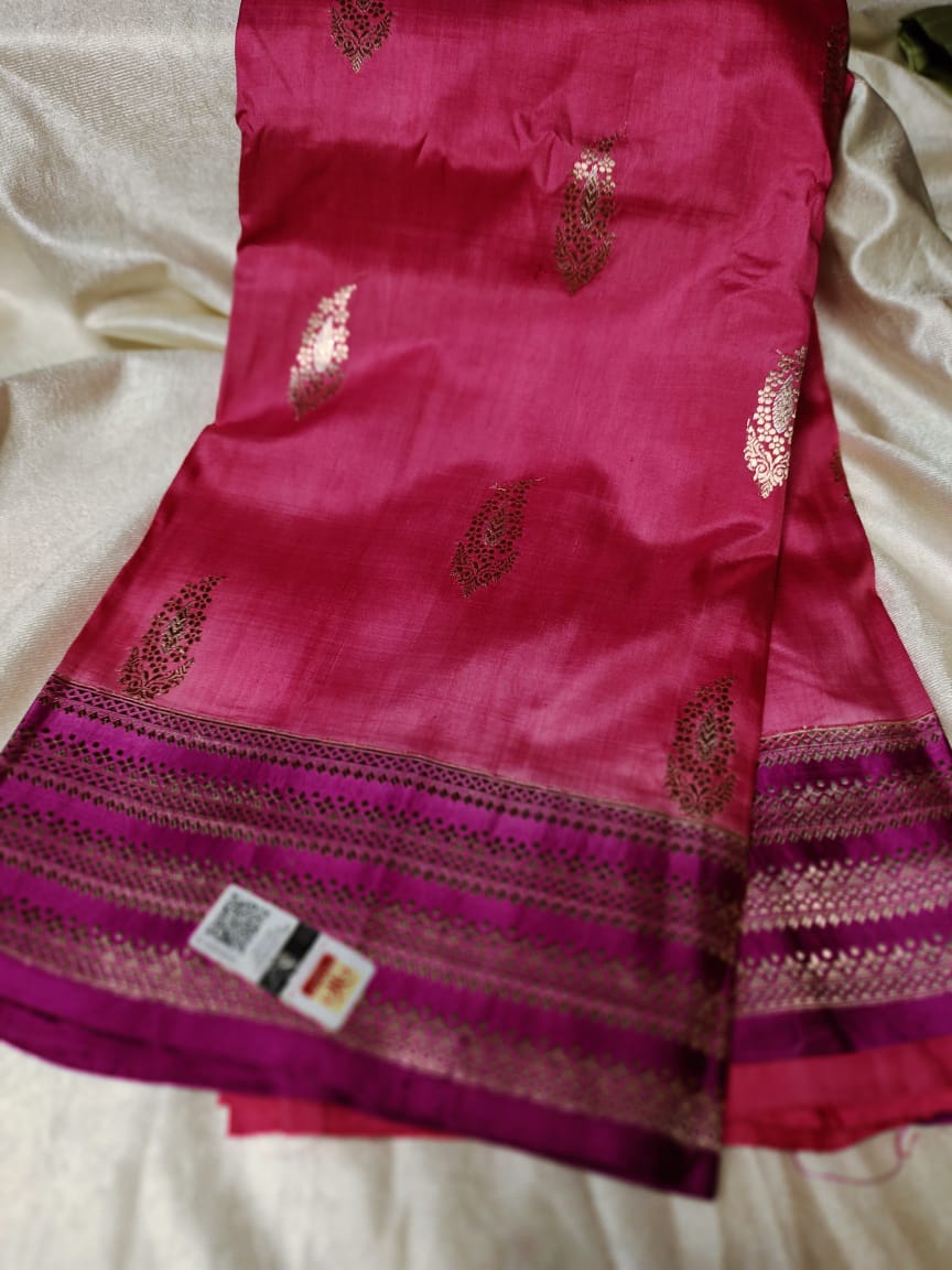 100% silk mark certified green Mango silk saree
