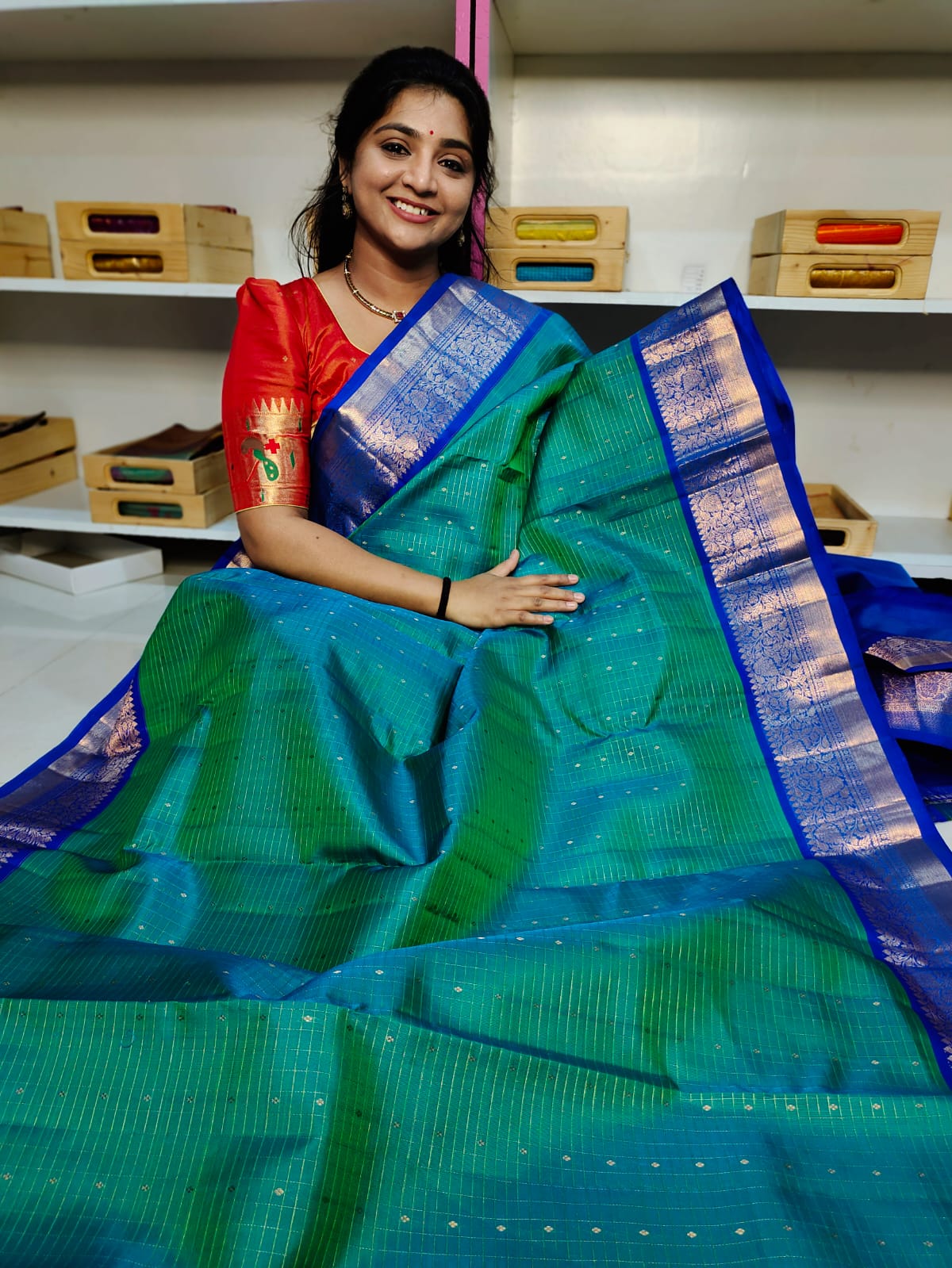 Pure handloom silk mark vintage kanchi pattu sarees