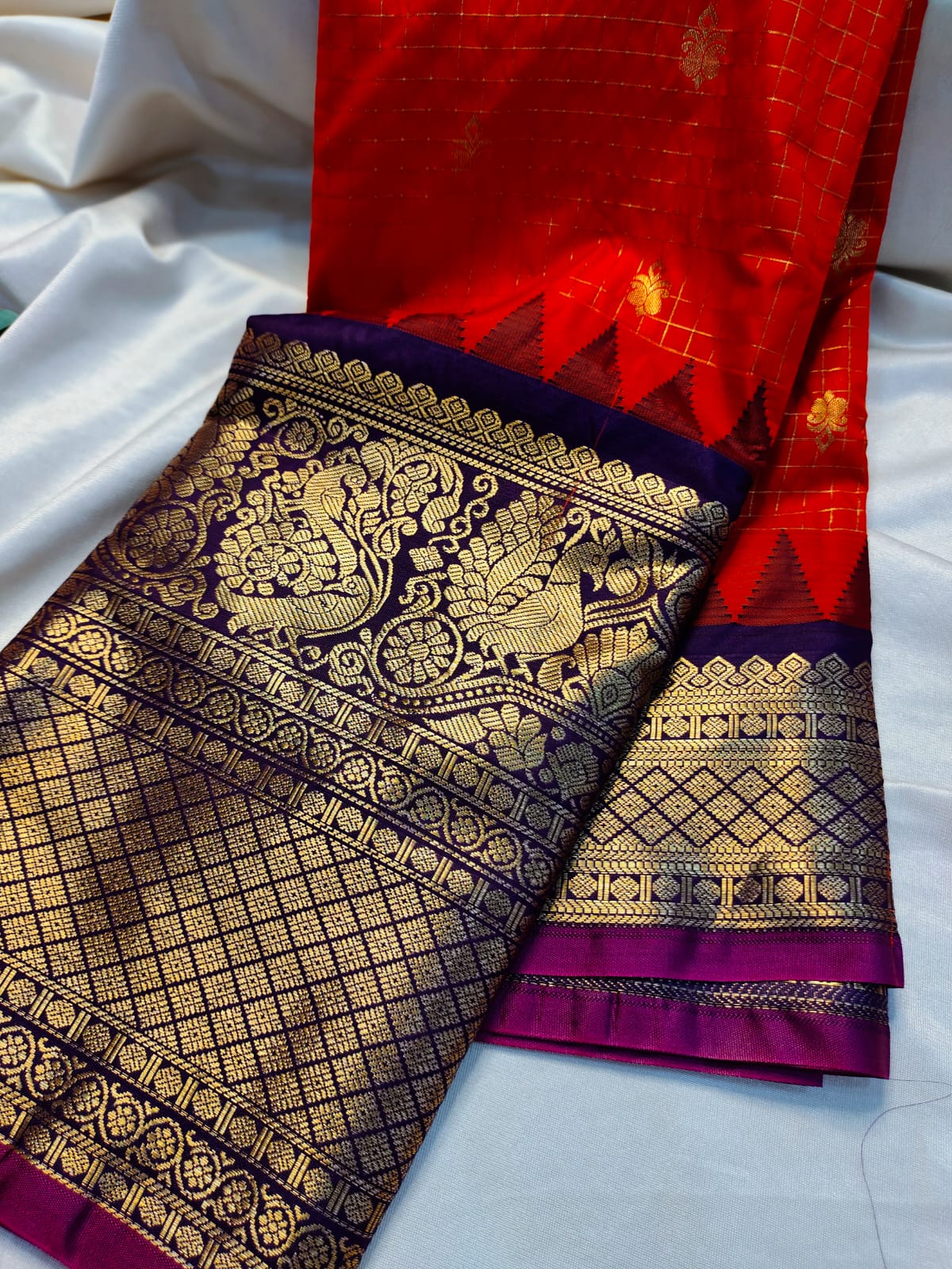 Vintage gadwal sarees