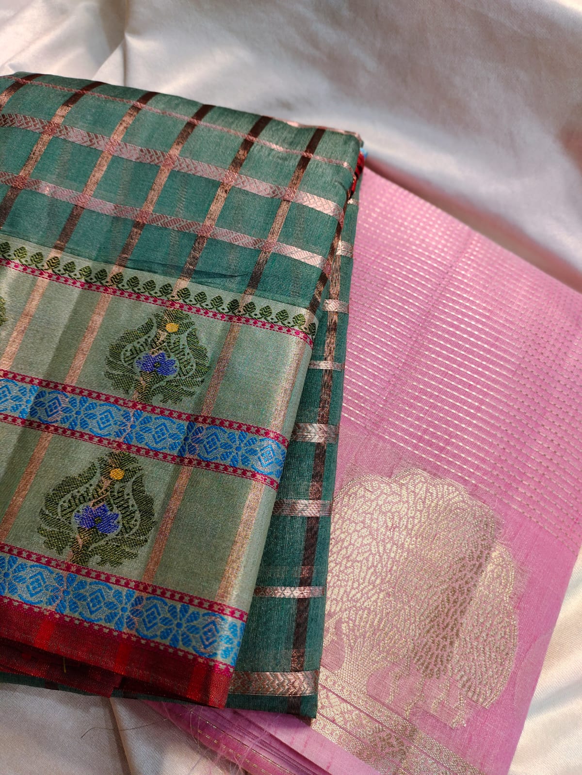 1+1 fancy saree