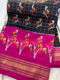 50% ikkat pattu saree