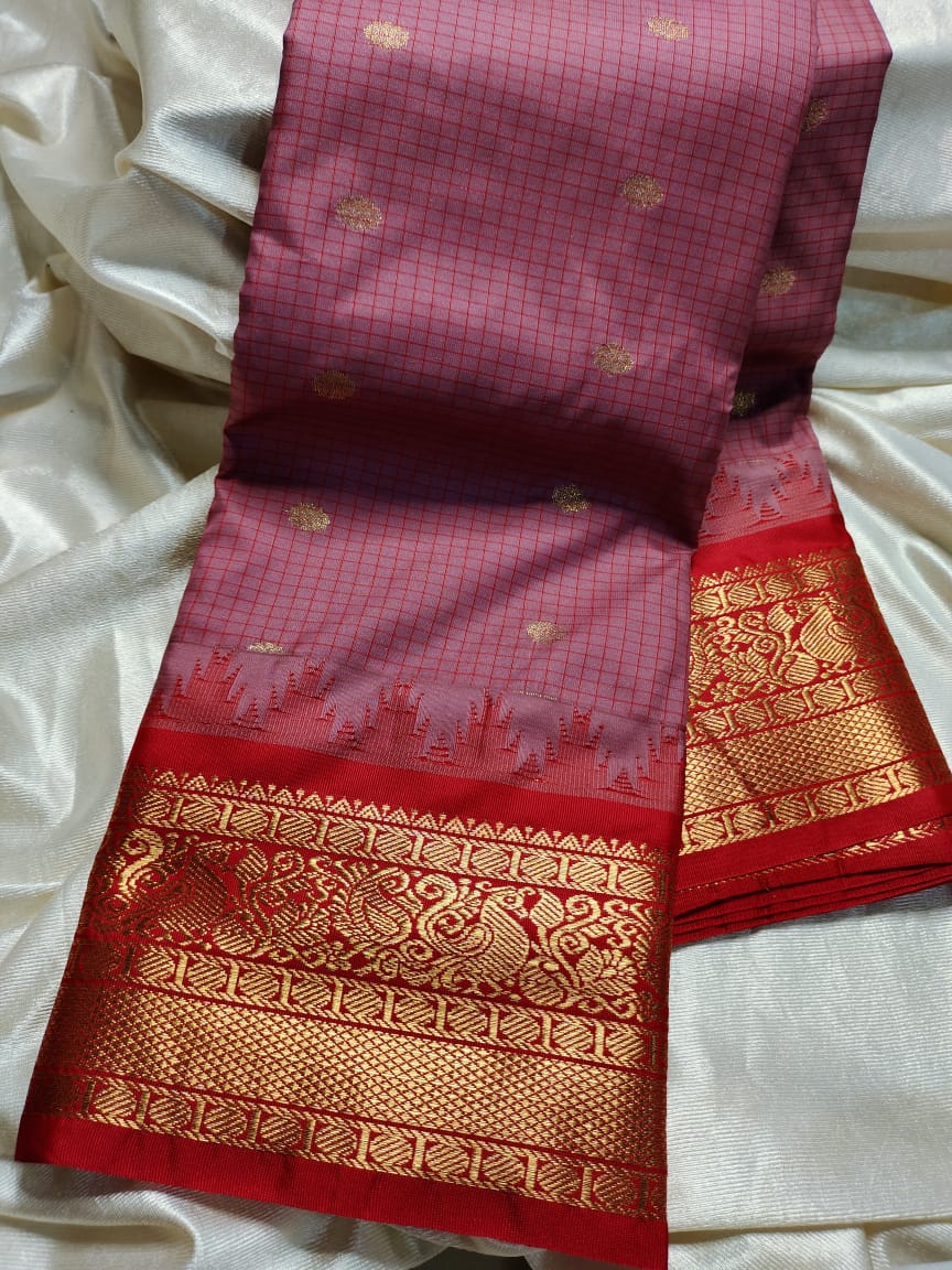 Ashadam gadwal silk saree