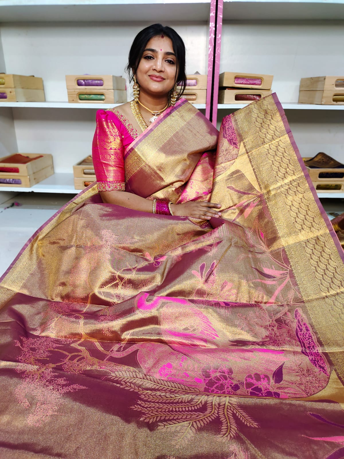 90% offer Kanchi pattu collection
