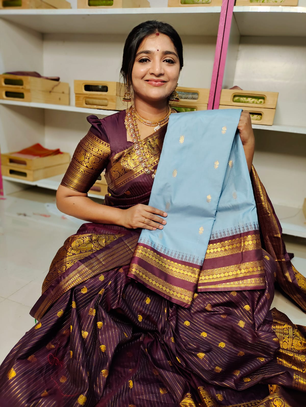 50% గద్వాల్ సిల్క్ చీర ఆఫర్