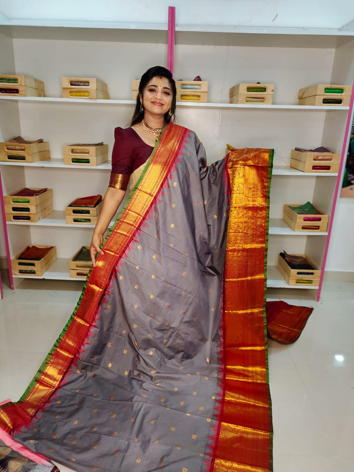 50% offer gadwal silk sarees