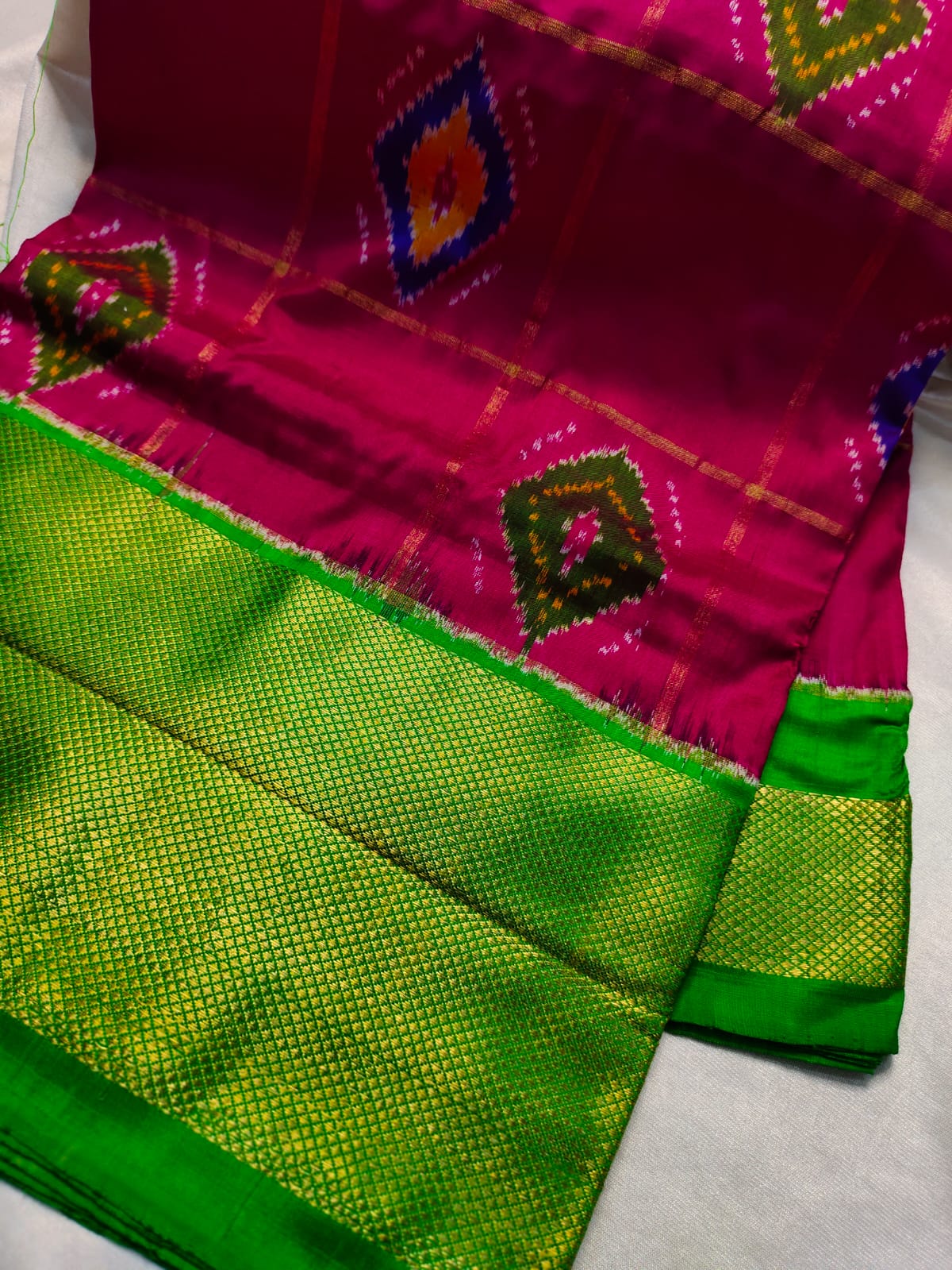 50 % offer ikkat silk mark certificate