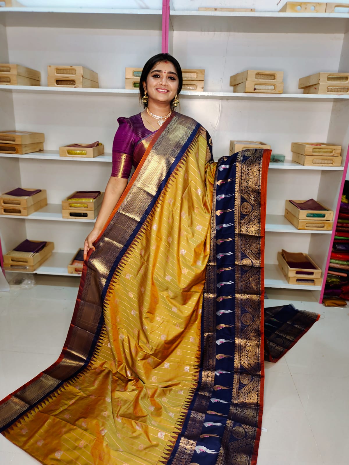 Primeme gadwal silk saree