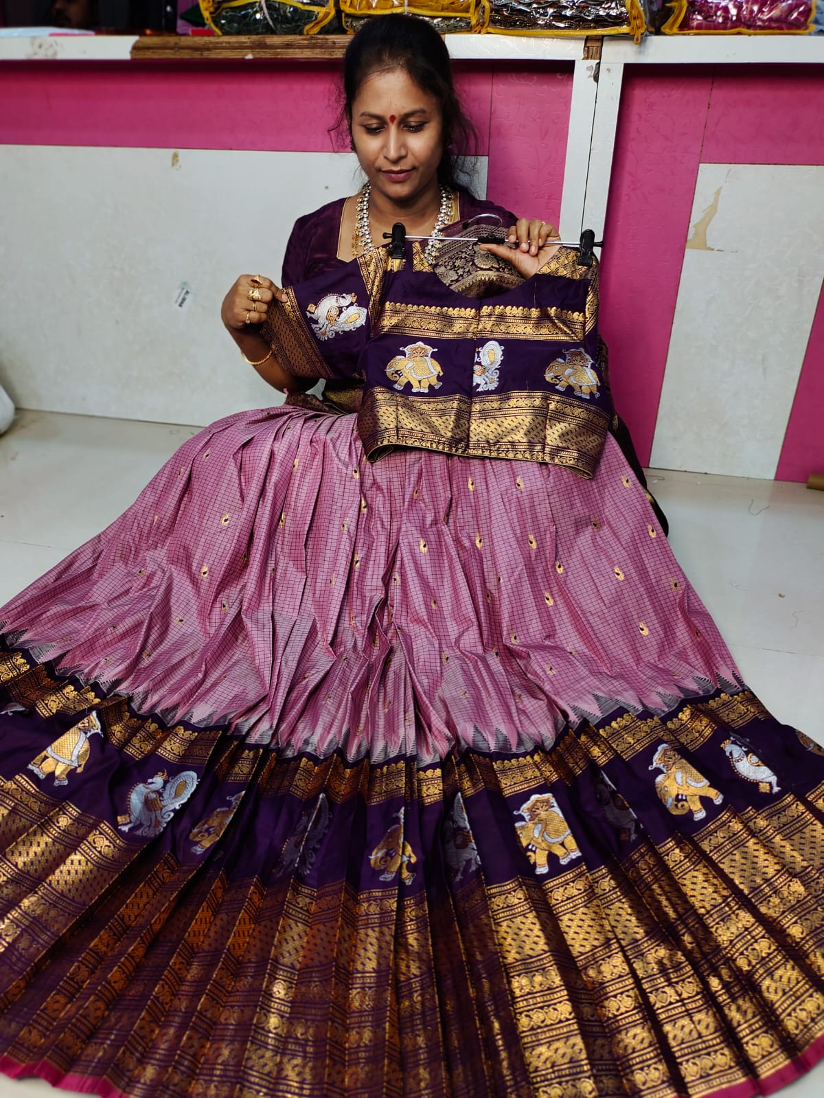 Premium Gadwal lehenga