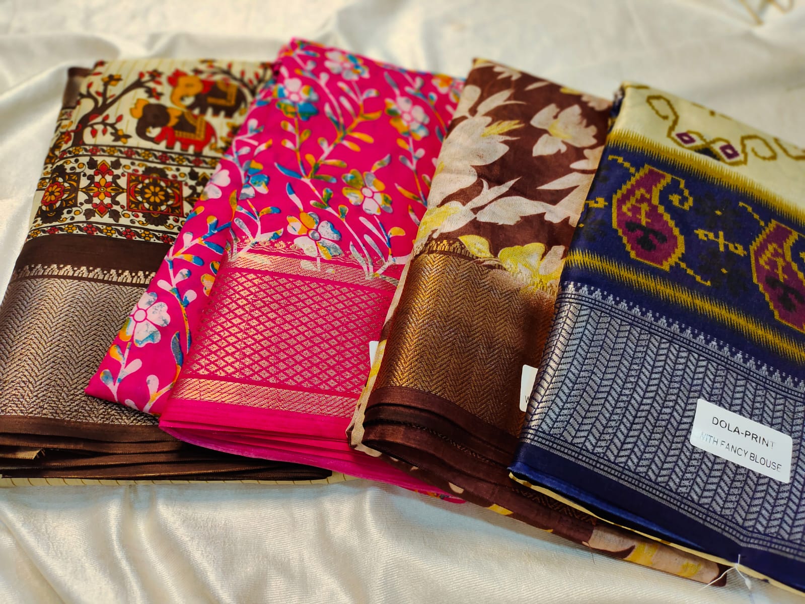1+3 dola silk saree