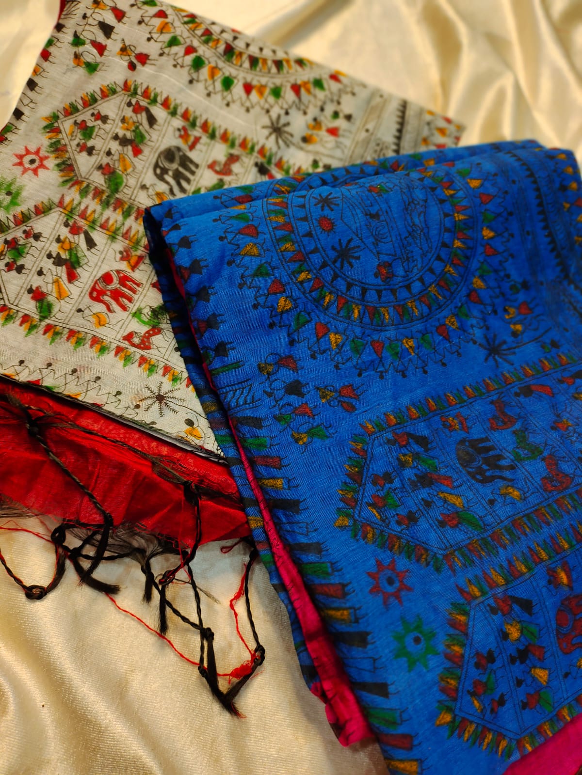 1+1 kadhi cotton saree